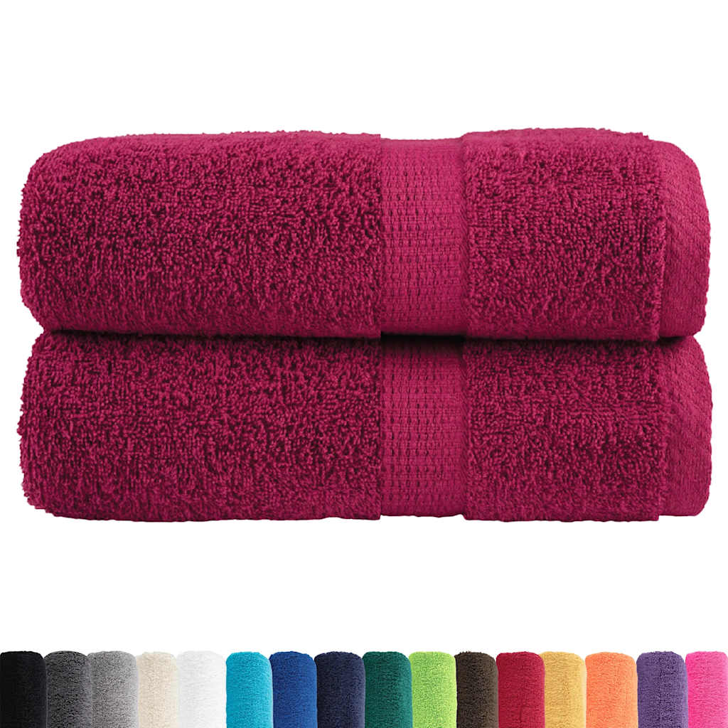 2 db prémium SOLUND mosdótörlő bordó 30 x 30 cm 600 g/m²