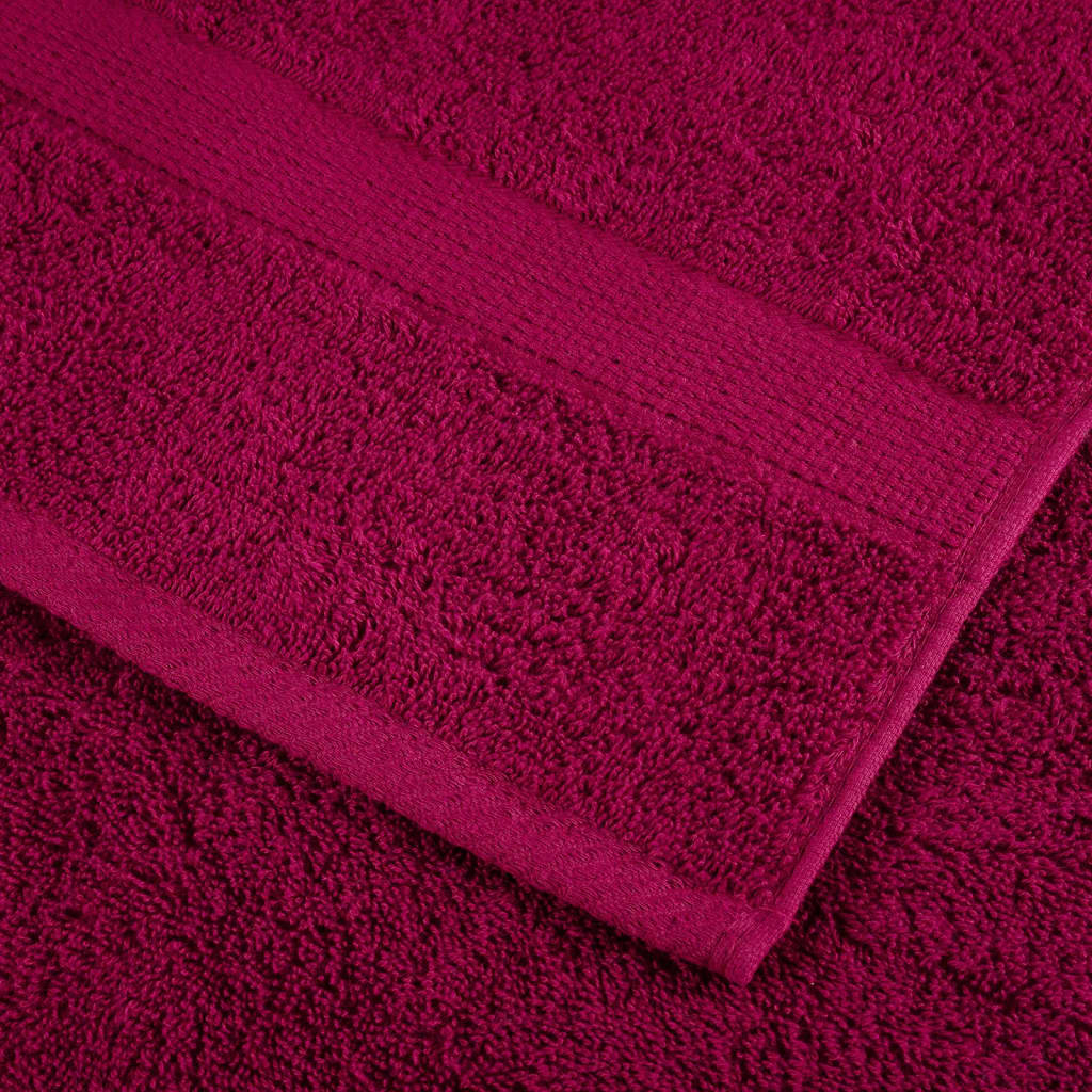 2 db prémium vendégtörölköző SOLUND bordó 30 x 50 cm 600 g/m²