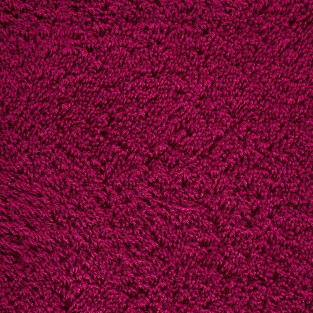 Premium zuhanytörölközők SOLUND 10 db Bordeaux 70x140 cm 600 gsm