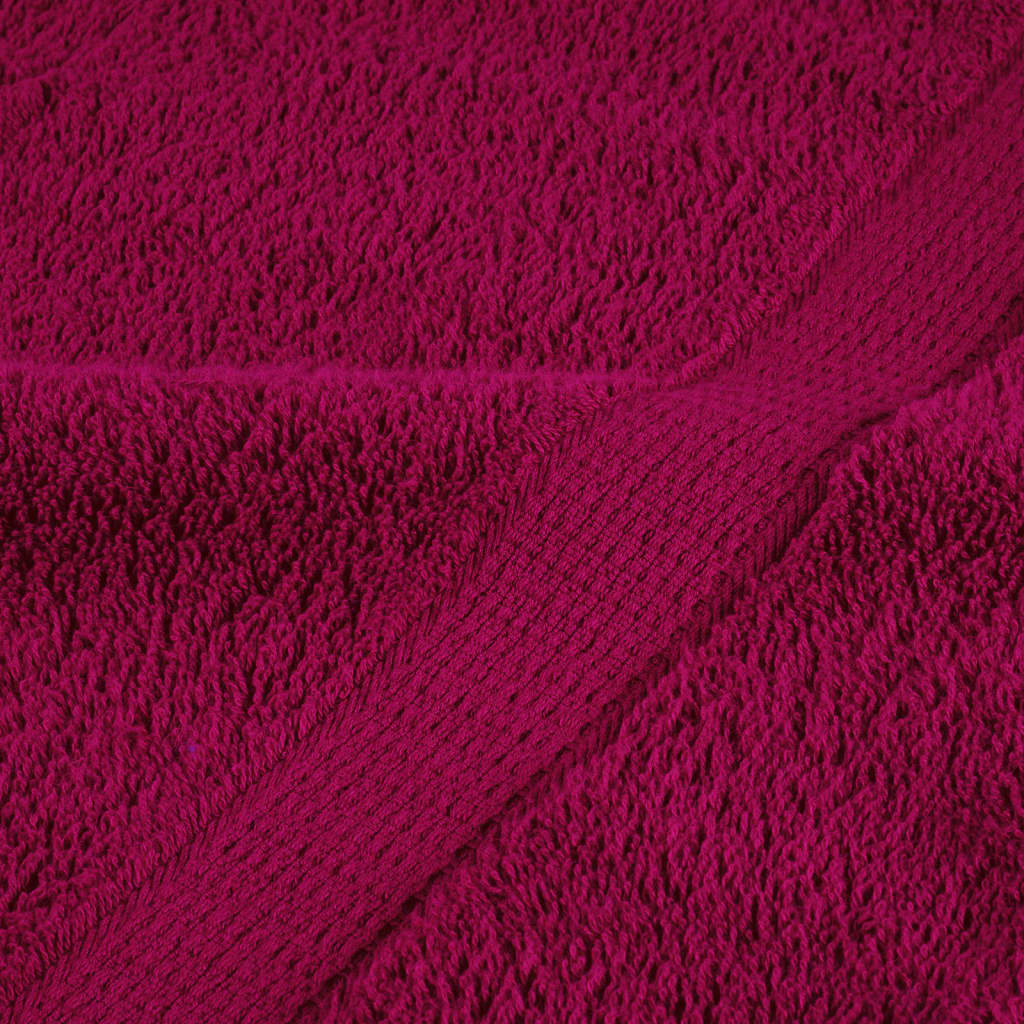 10 db prémium SOLUND fürdőlepedő bordó 100 x 150 cm 600 g/m²