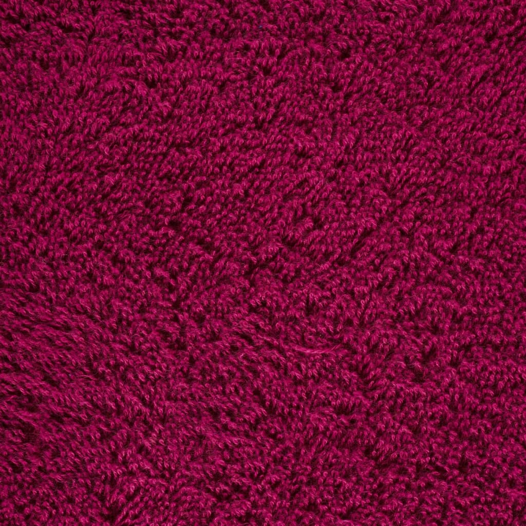 10 db prémium SOLUND törölköző bordó 100 x 200 cm 600 g/m²