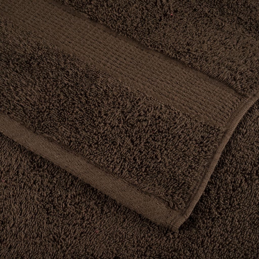 prémium mosdótörölköző SOLUND 2 db barna 30 x 30 cm 600 g/m²