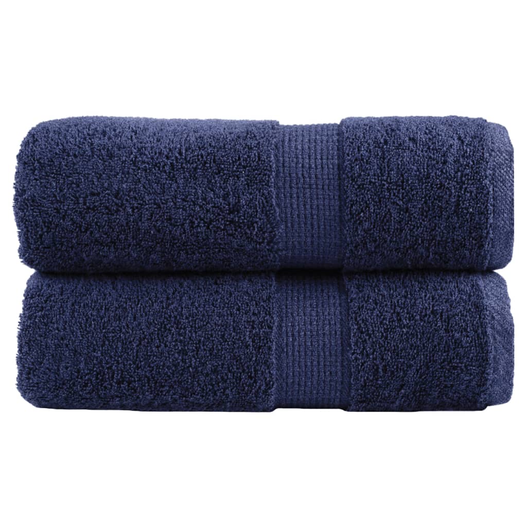 prémium mosdótörölköző SOLUND 2 db sötétkék 30 x 30 cm 600 g/m²