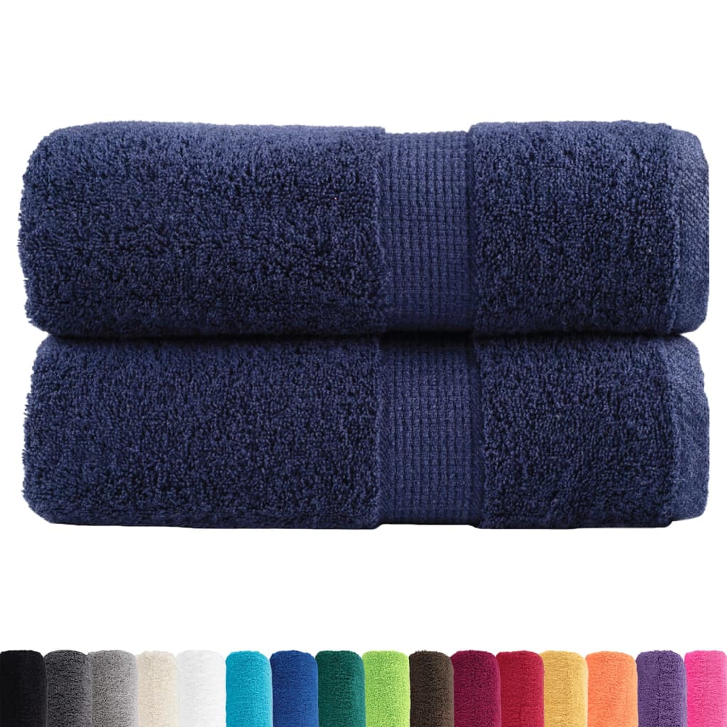 prémium mosdótörölköző SOLUND 2 db sötétkék 30 x 30 cm 600 g/m²