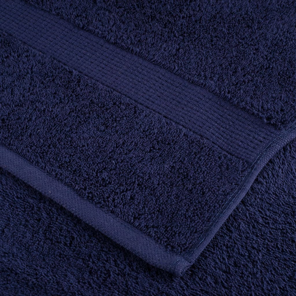 4 db prémium SOLUND mosdótörölköző sötétkék 30 x 30 cm 600 g/m²