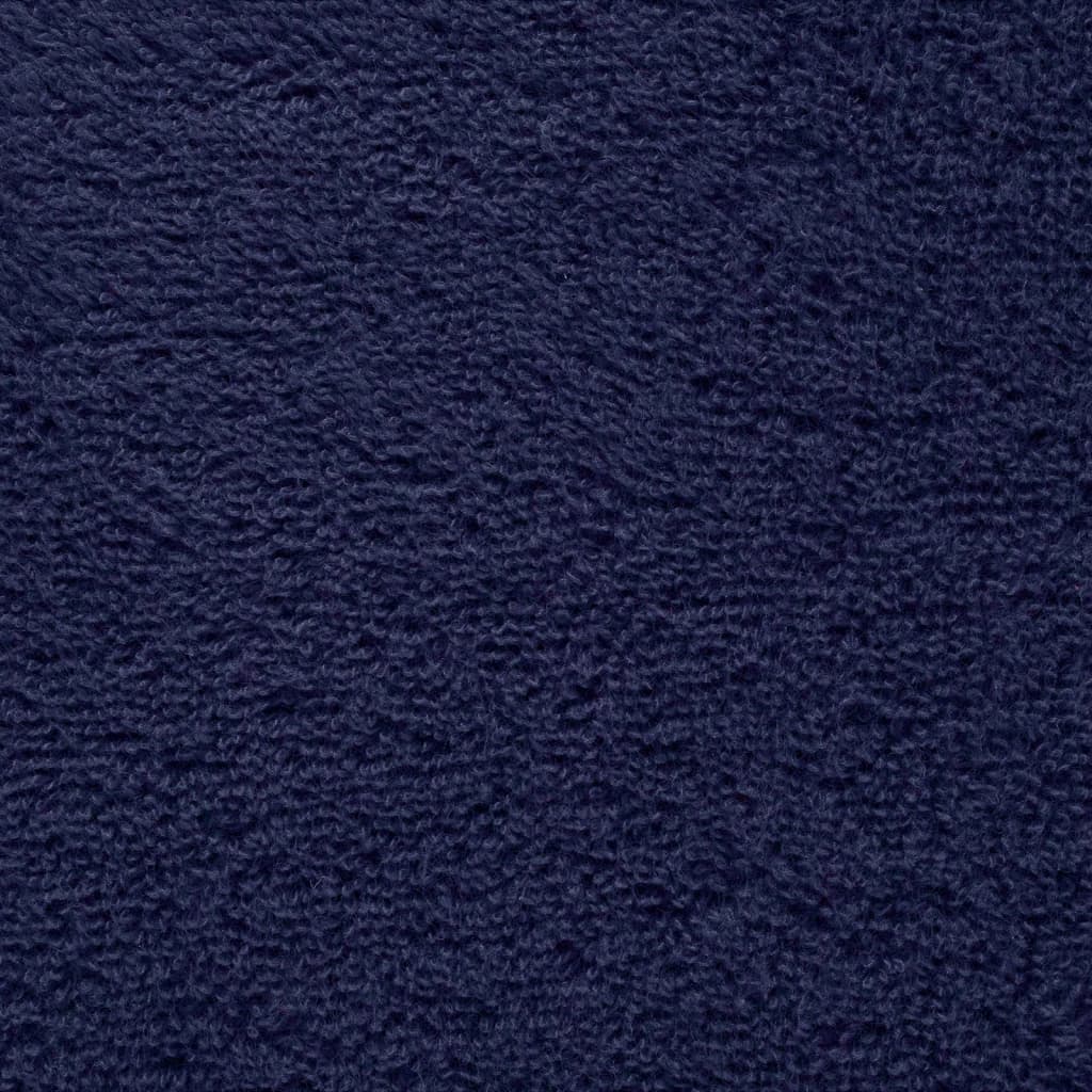 2 db prémium vendégtörölköző SOLUND sötétkék 30 x 50 cm 600 g/m²