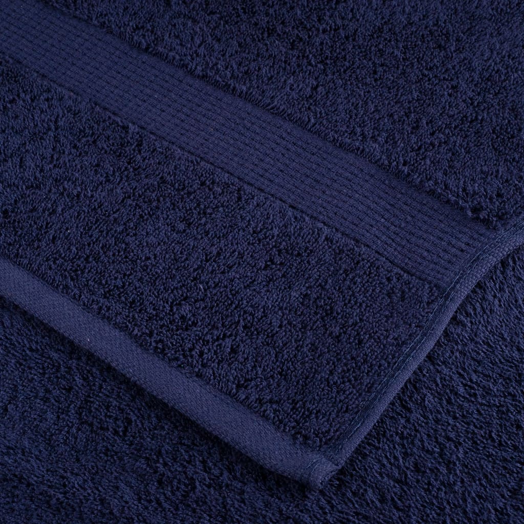 4 db prémium vendégtörölköző SOLUND sötétkék 30 x 50 cm 600 g/m²