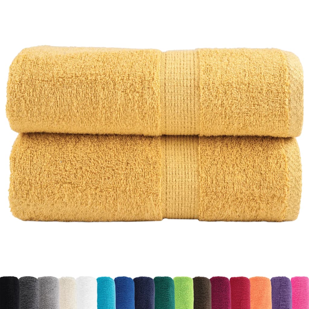 prémium mosdótörölköző SOLUND 2 db aranyszínű 30 x 30 cm 600 g/m²