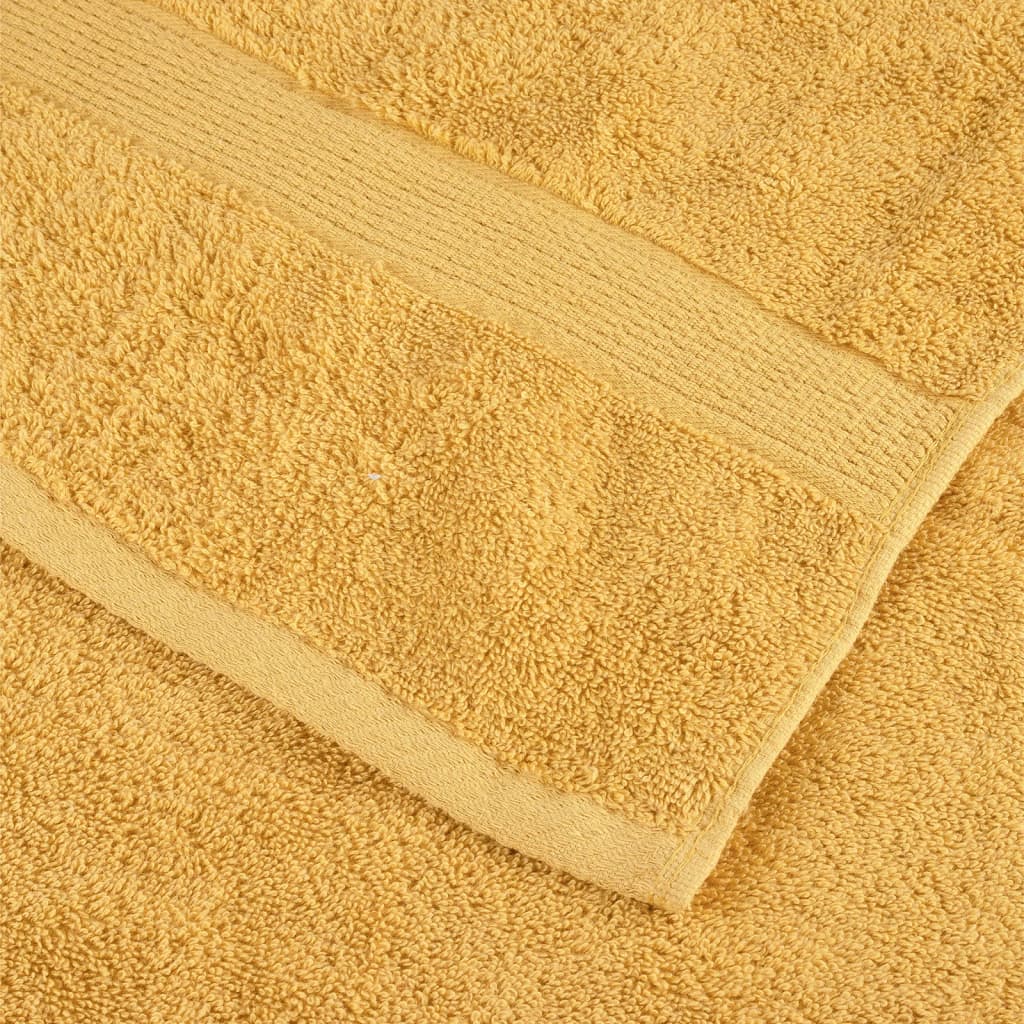 prémium mosdótörölköző SOLUND 2 db aranyszínű 30 x 30 cm 600 g/m²