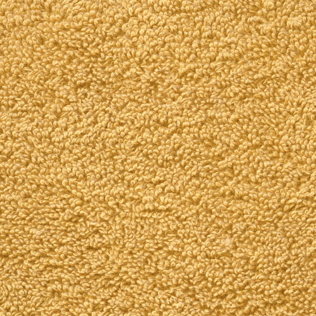 10 db prémium SOLUND törölköző arany 100 x 200 cm 600 g/m²