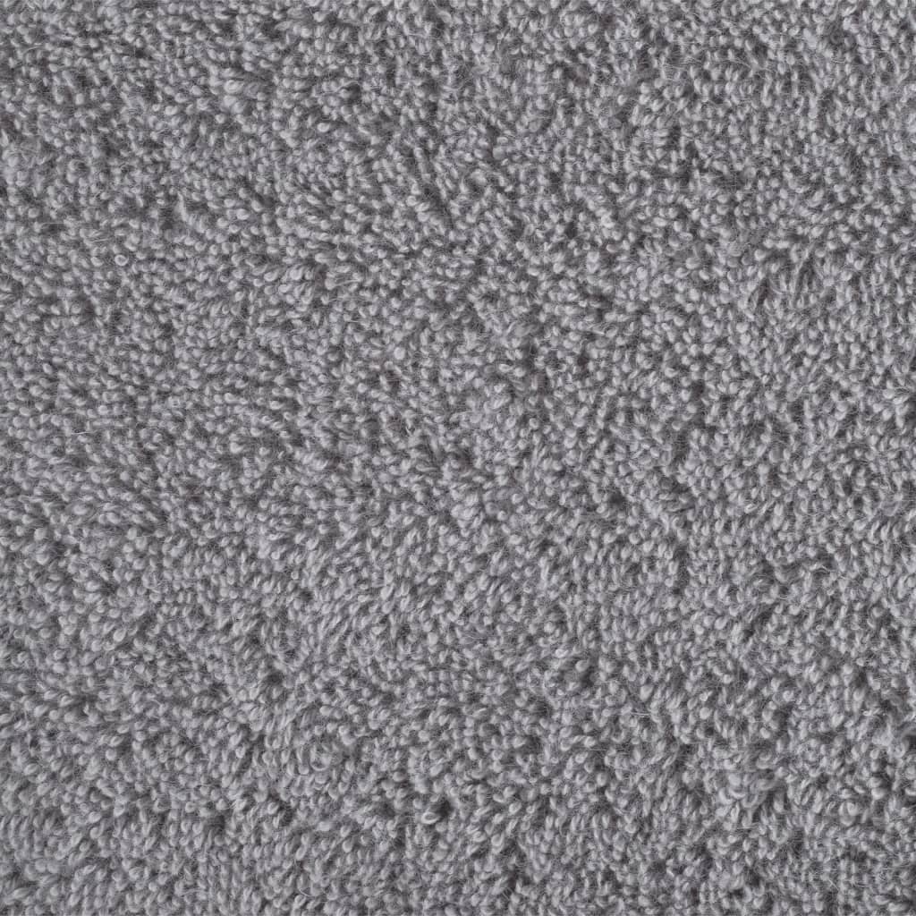 2 db prémium fürdőlepedő SOLUND szürke 70 x 140 cm 600 g/m²
