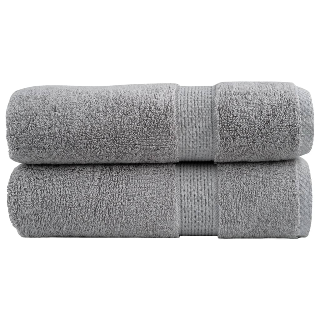 2 db prémium szürke SOLUND fürdőlepedő 100 x 150 cm 600 g/m²