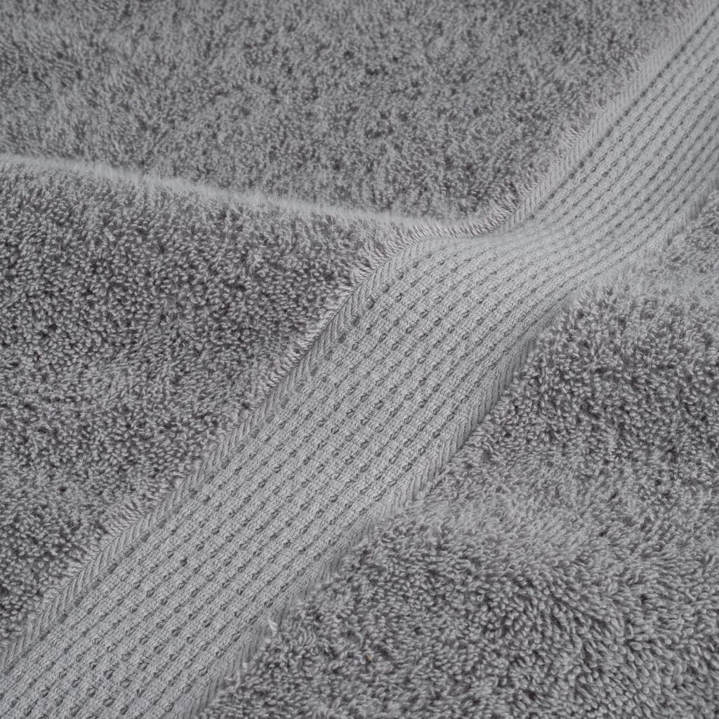 4 db prémium szürke SOLUND fürdőlepedő 100 x 150 cm 600 g/m²