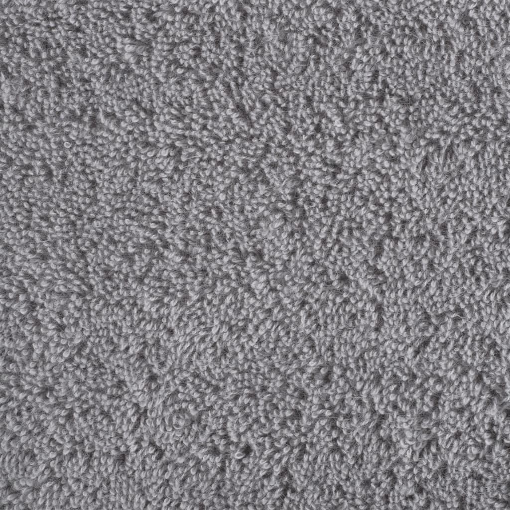10 db prémium SOLUND törölköző szürke 100 x 200 cm 600 g/m²