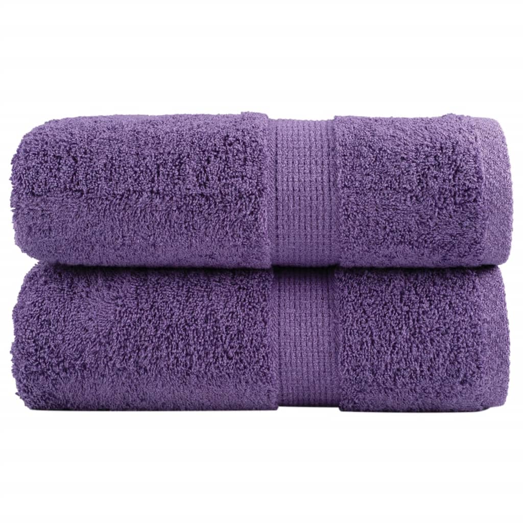 prémium mosdótörölköző SOLUND 2 db lila 30 x 30 cm 600 g/m²