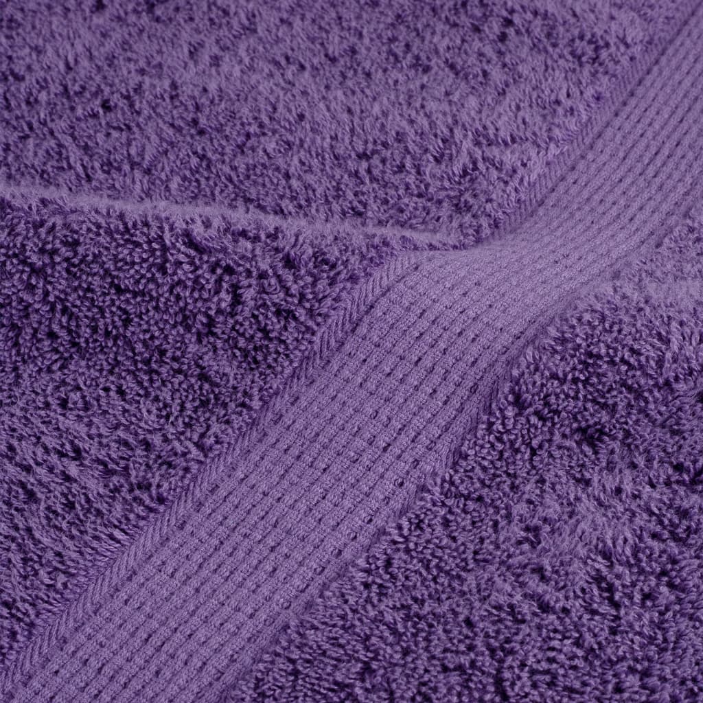 4 db prémium SOLUND mosdótörölköző lila 30 x 30 cm 600 g/m²