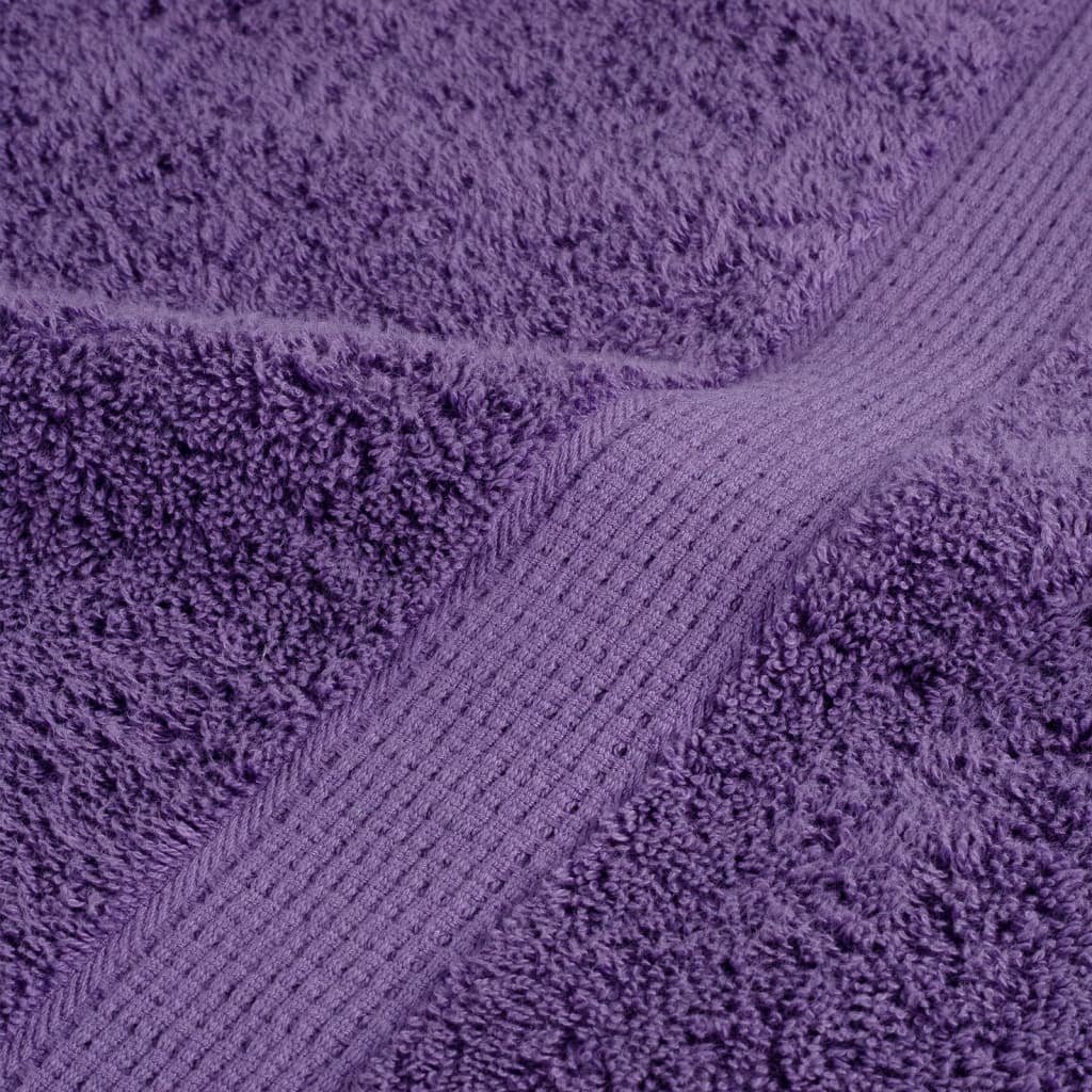 prémium kéztörlő SOLUND 10 db lila 50 x 100 cm 600 g/m²