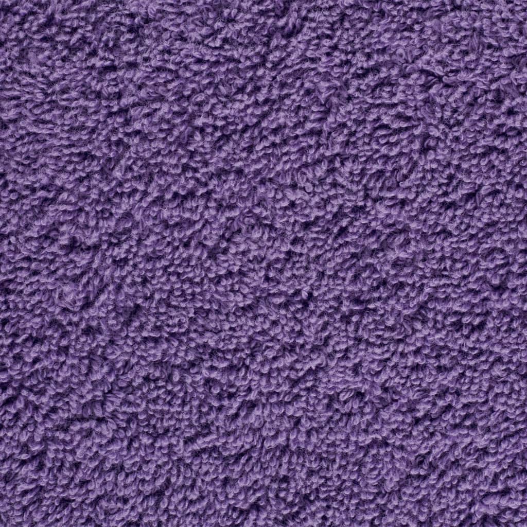 prémium fürdőlepedők SOLUND 10 db lila 70 x 140 cm 600 g/m²