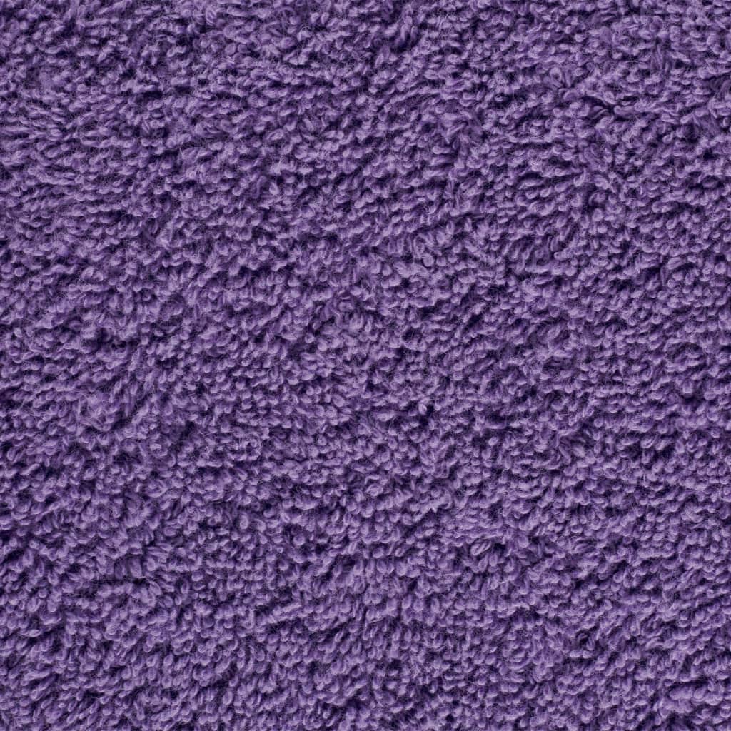 prémium szaunatörölközők SOLUND 10 db lila 80 x 200 cm 600 g/m²