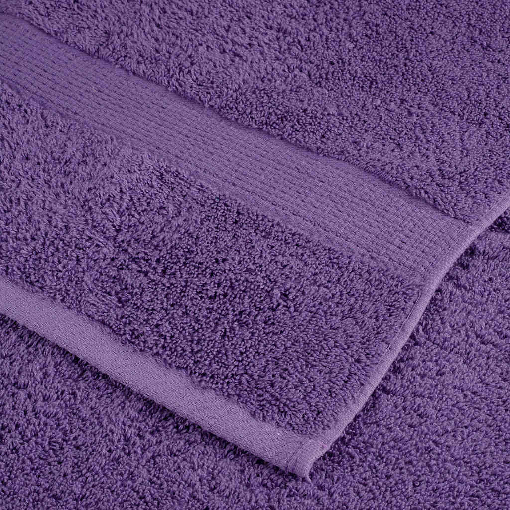 4 db prémium SOLUND törölköző lila 100 x 200 cm 600 g/m²