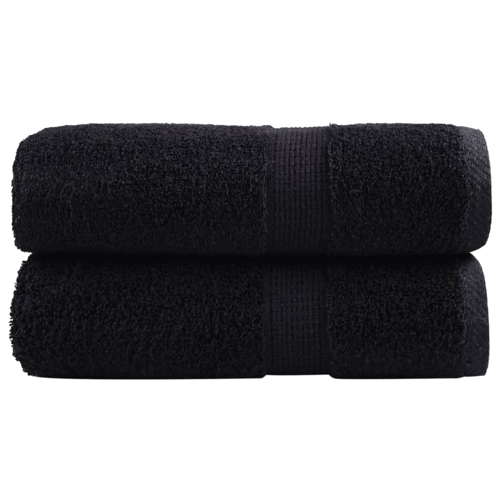 prémium mosdótörölköző SOLUND 2 db fekete 30 x 30 cm 600 g/m²