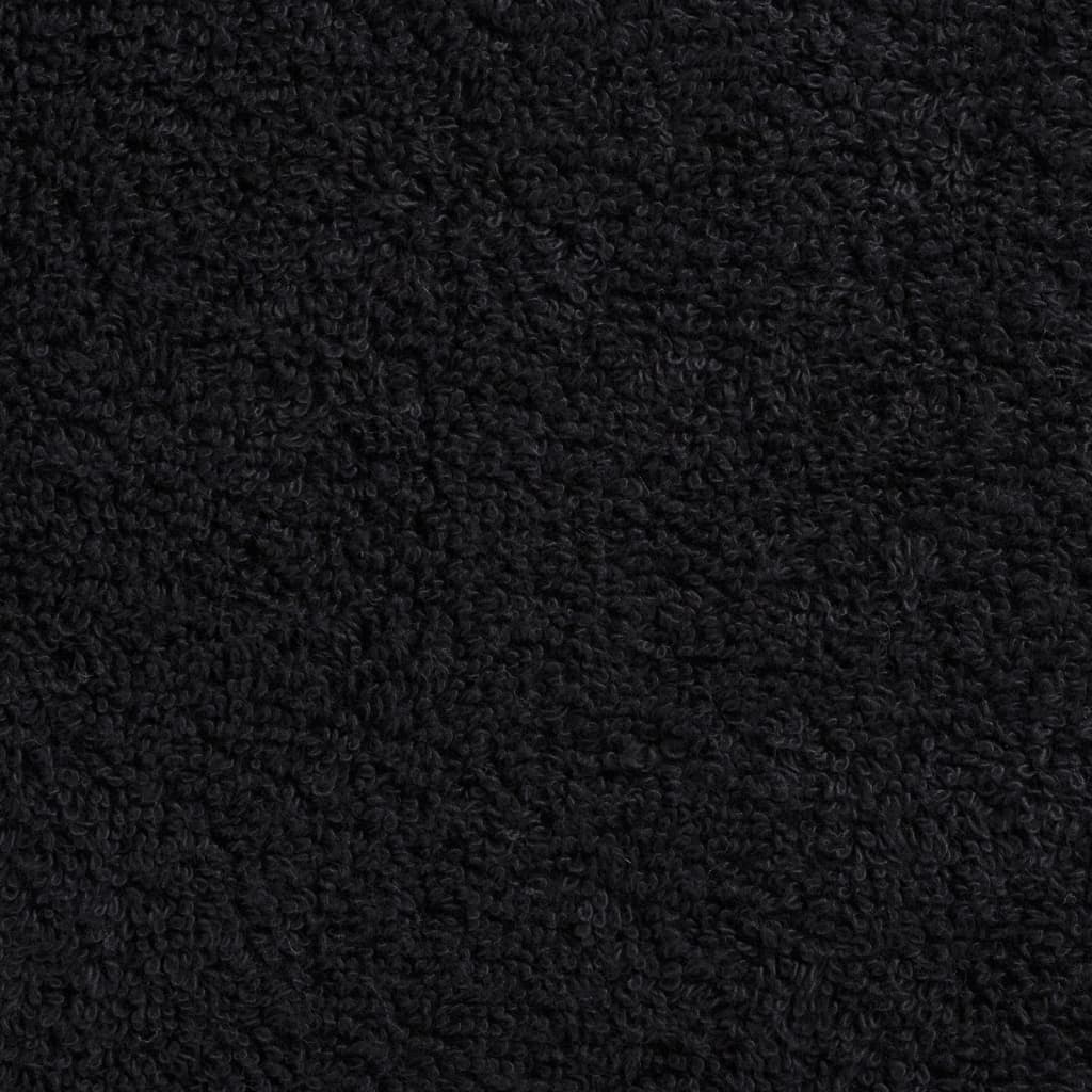 4 db prémium SOLUND mosdótörölköző fekete 30 x 30 cm 600 g/m²