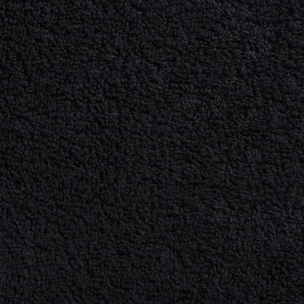 2 db prémium vendégtörölköző SOLUND fekete 30 x 50 cm 600 g/m²