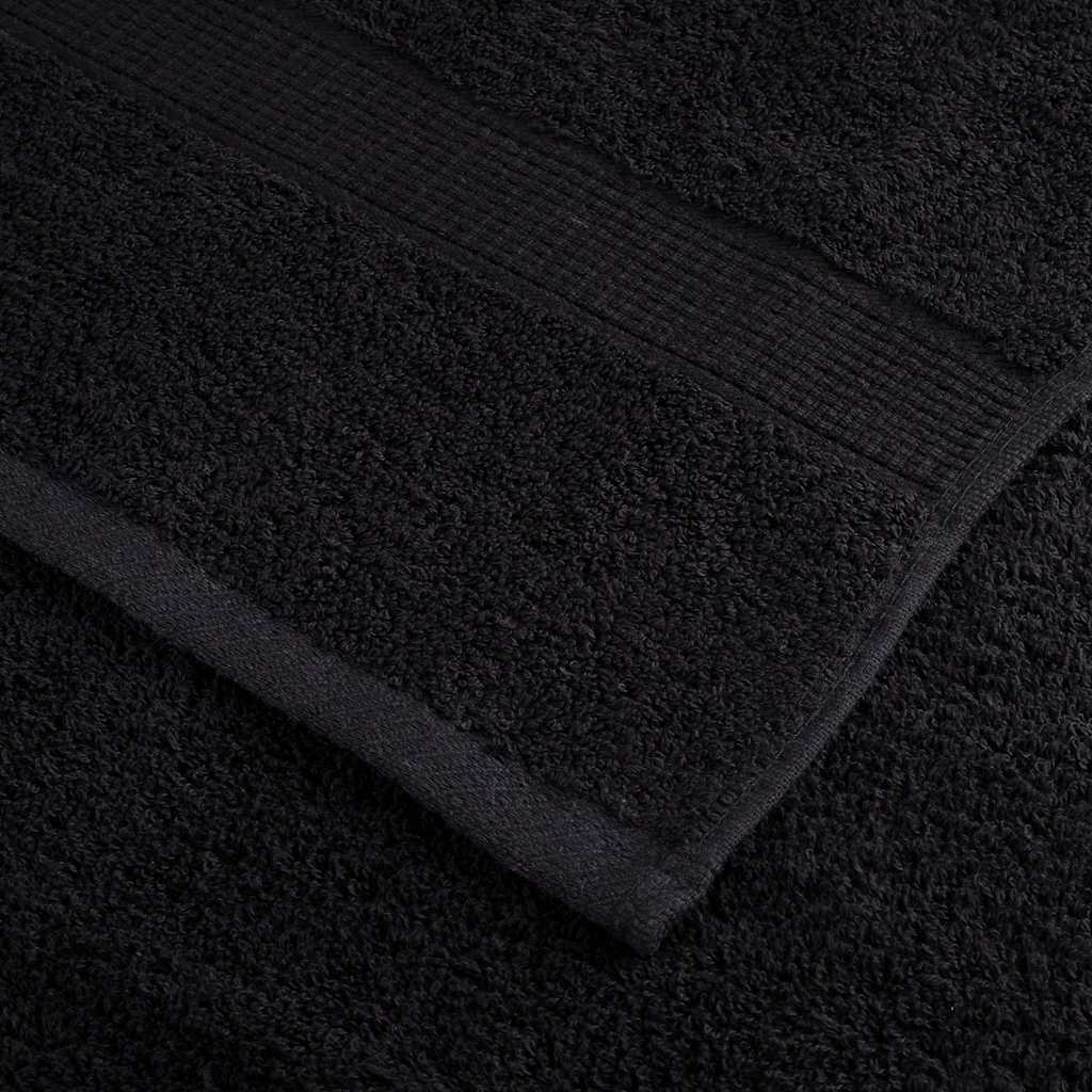 2 db prémium törölköző SOLUND fekete 100 x 200 cm 600 g/m²
