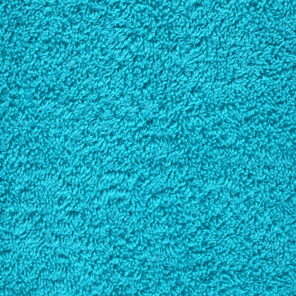 prémium fürdőlepedők SOLUND 10 db türkizkék 100 x 150 cm 600 g/m²