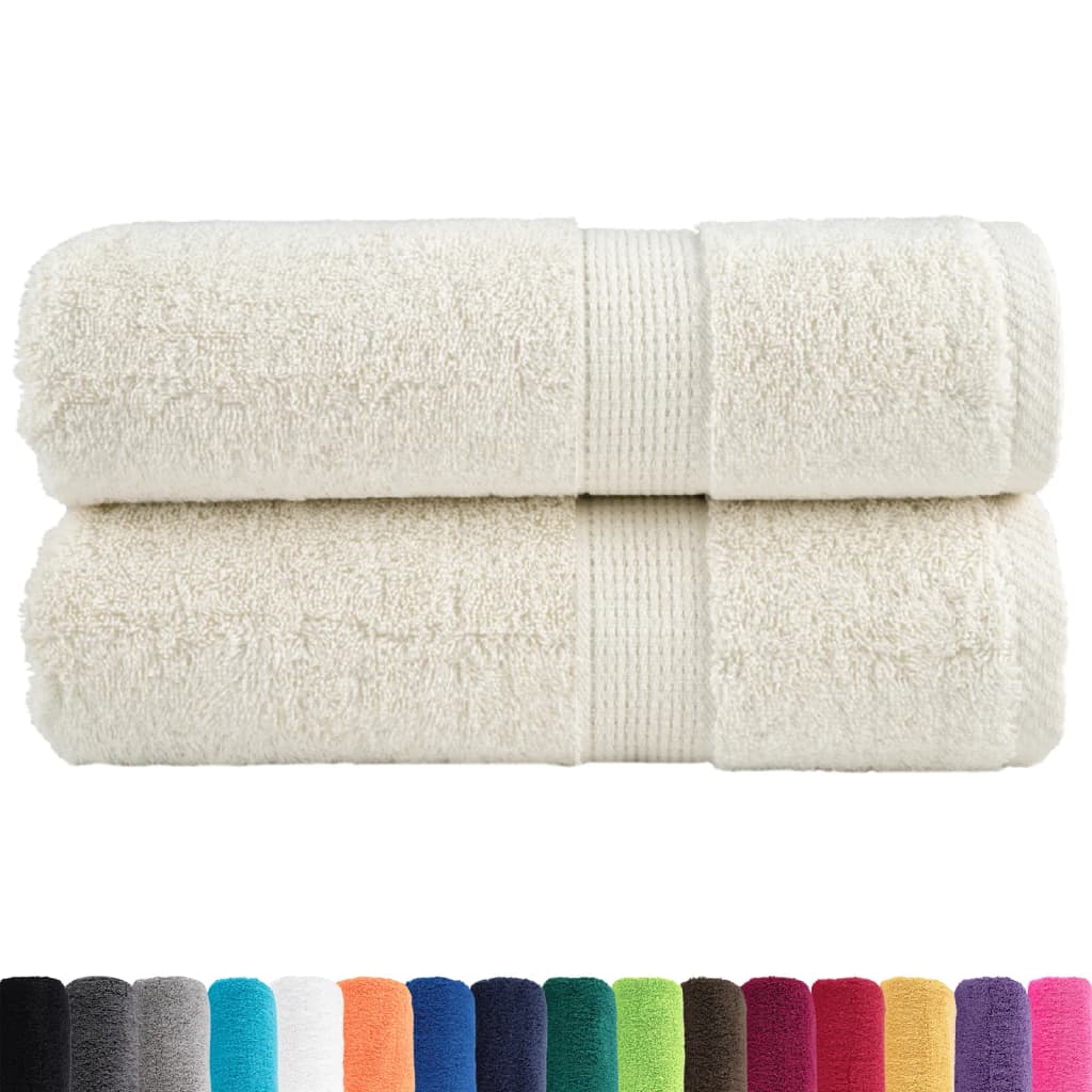 prémium SOLUND mosdótörlő 2 db krémszínű 30 x 30 cm 600 g/m²