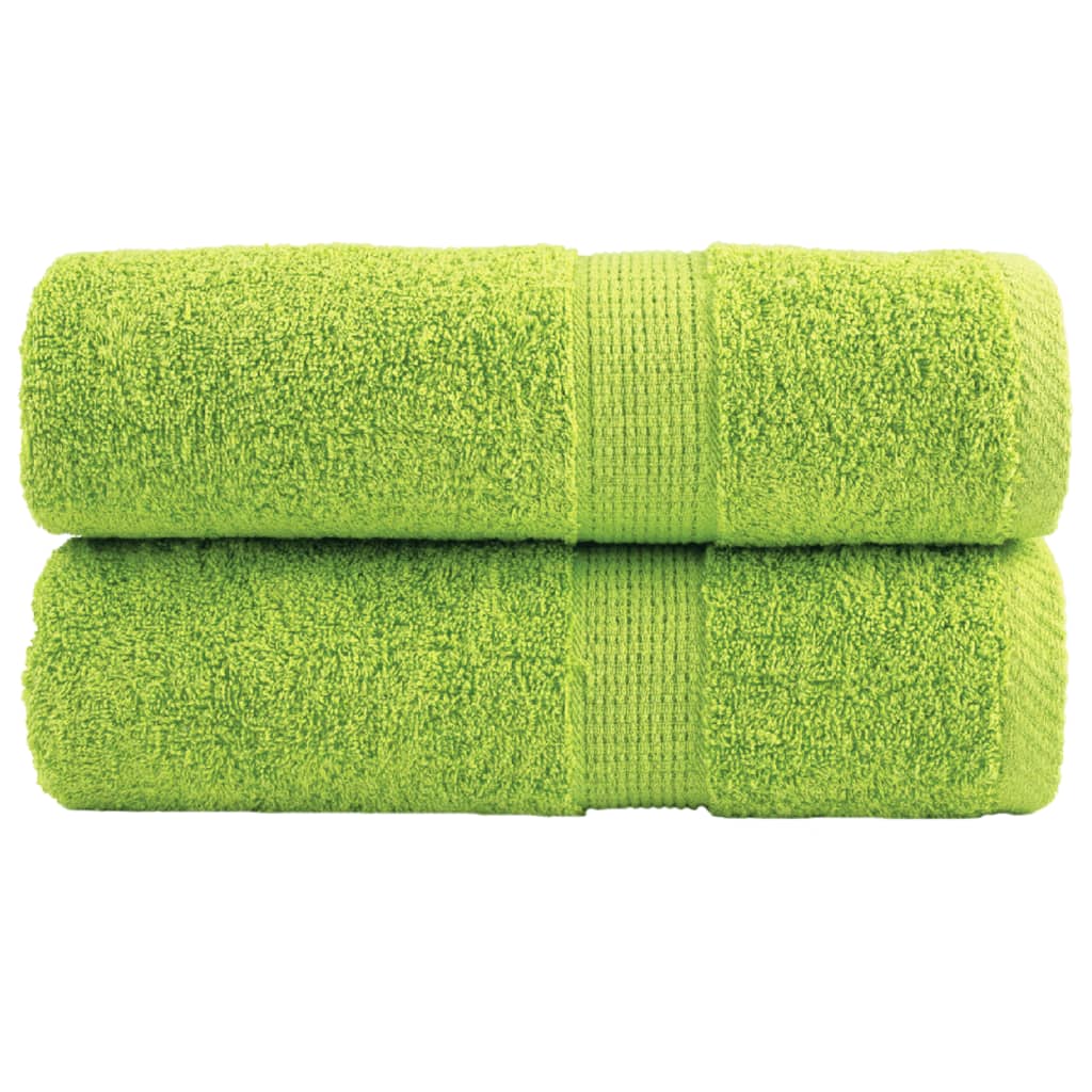 prémium SOLUND mosdótörlő 2 db almazöld 30 x 30 cm 600 g/m²