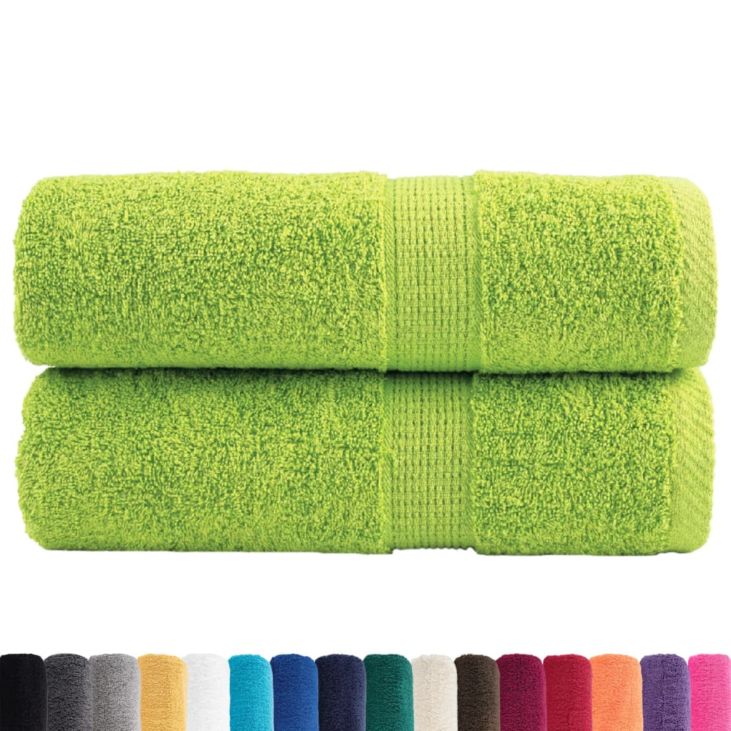 prémium SOLUND mosdótörlő 2 db almazöld 30 x 30 cm 600 g/m²