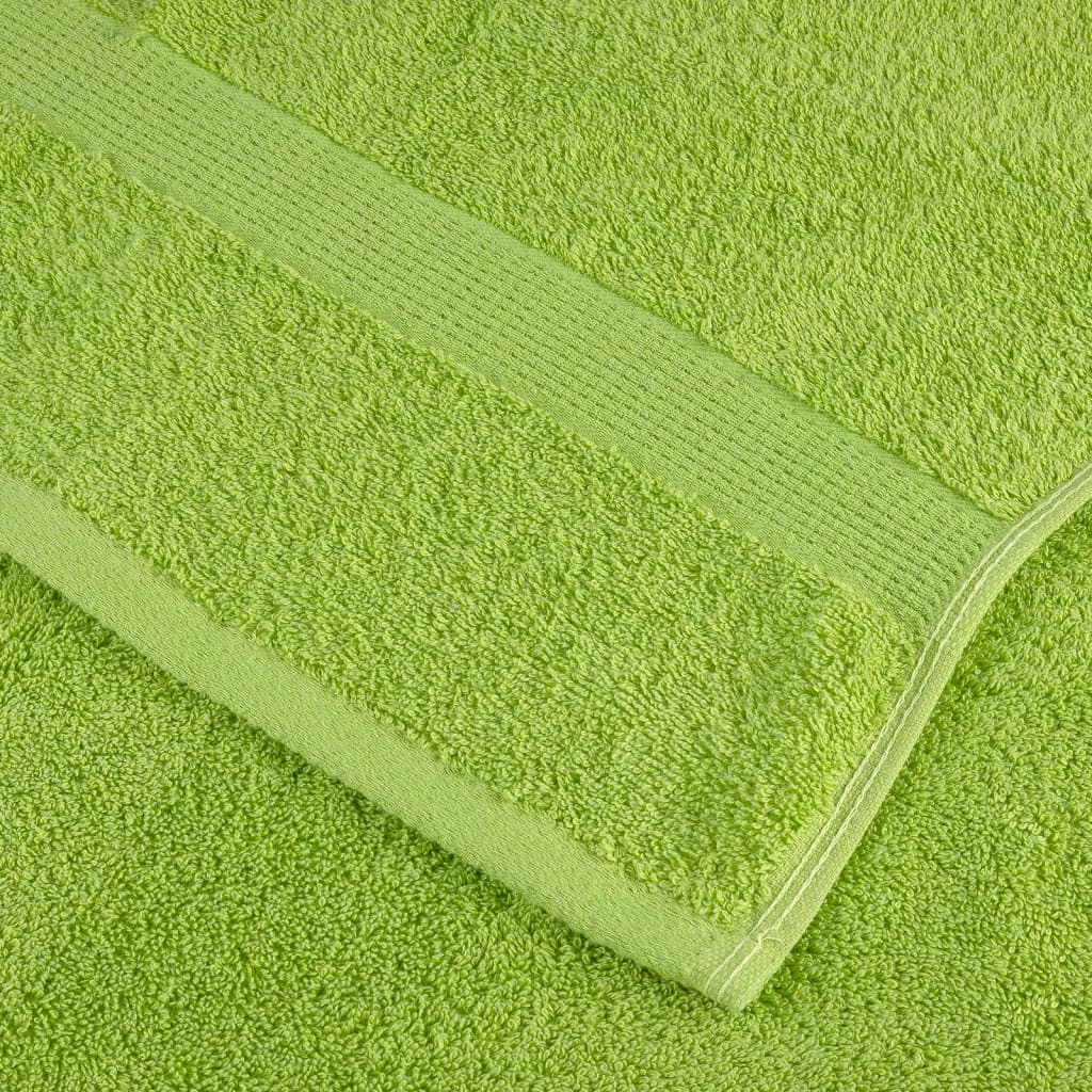 2 db prémium SOLUND törölköző almazöld 100 x 200 cm 600 g/m²