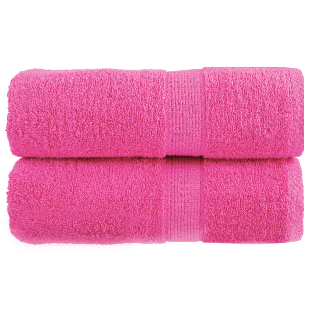 prémium vendégtörölköző SOLUND 2 db rózsaszín 30 x 50 cm 600 g/m²