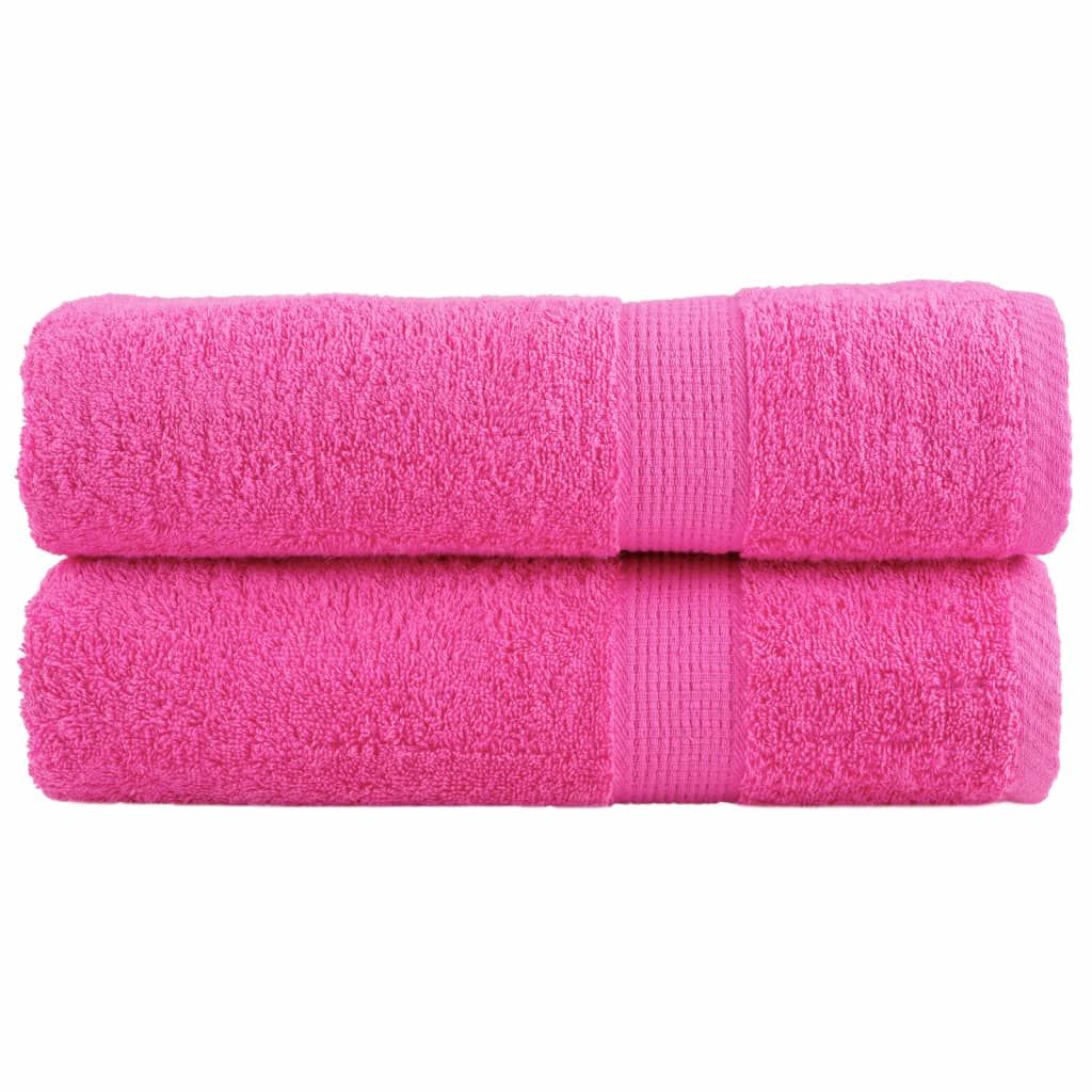 prémium kéztörlő SOLUND 2 db rózsaszín 50 x 100 cm 600 g/m²