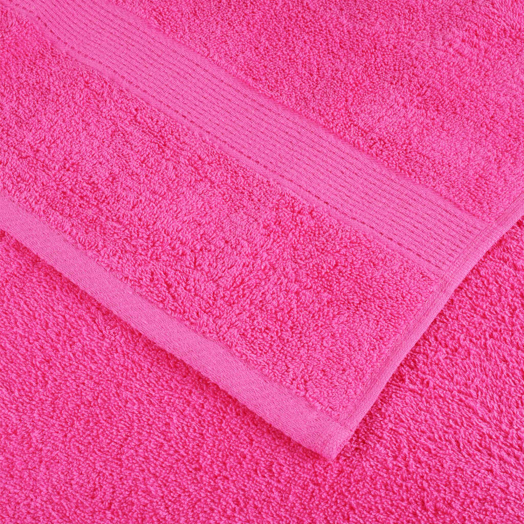 Premium zuhanytörölközők SOLUND 4 db Pink 70x140 cm 600 gsm