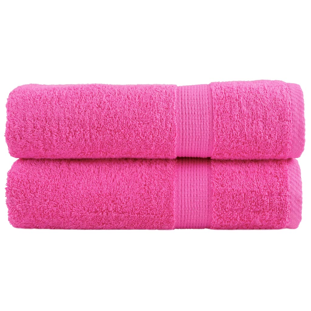 prémium fürdőlepedő SOLUND 2 db rózsaszín 100 x 150 cm 600 g/m²