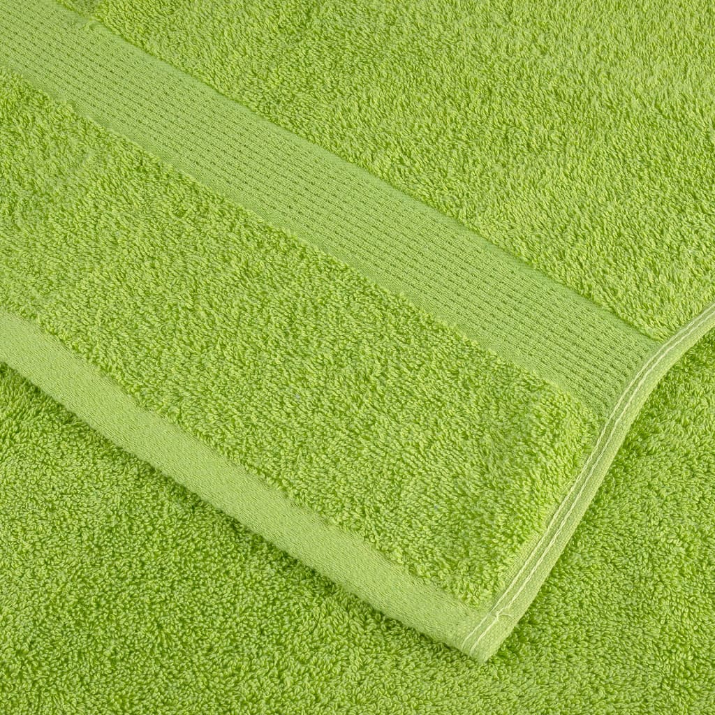 12 db prémium törölközőgarnitúra SOLUND almazöld 600 g/m²