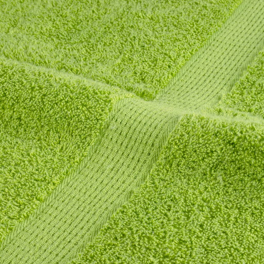 12 db prémium törölközőgarnitúra SOLUND almazöld 600 g/m²