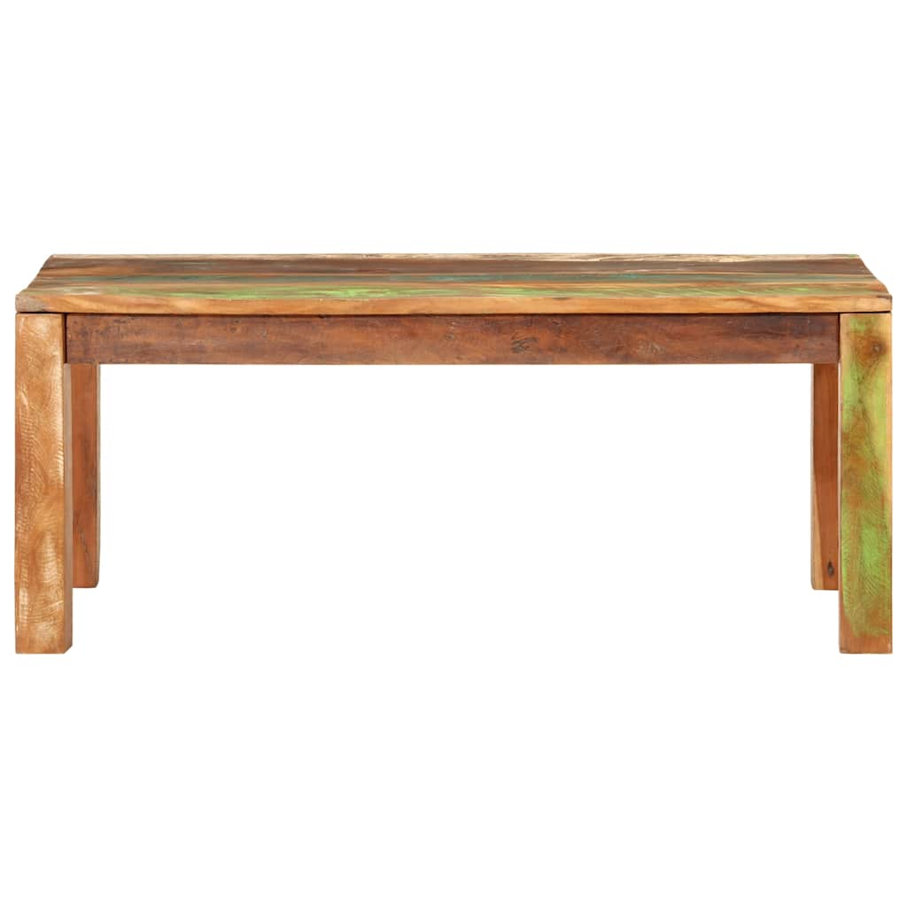dohányzóasztal 110x55x40 cm Tömör, újrahasznosított fa