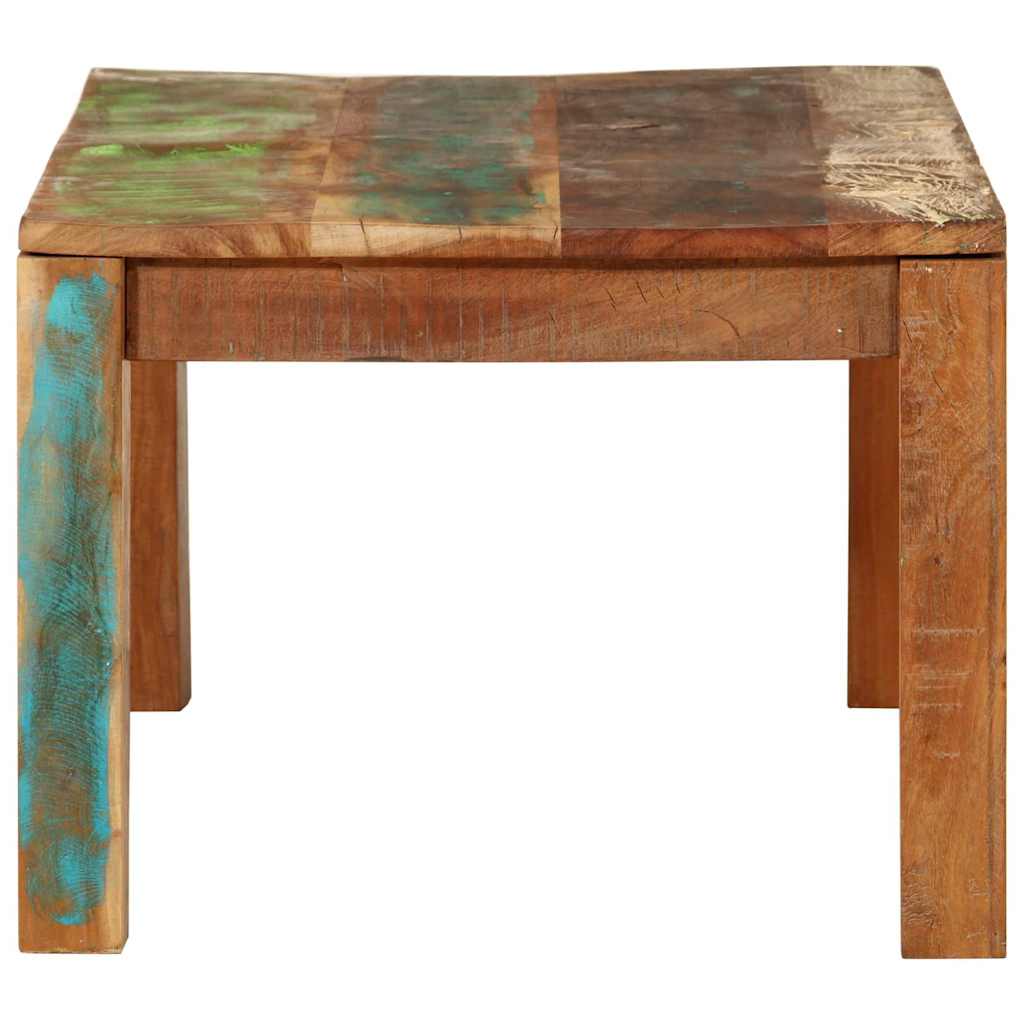 dohányzóasztal 110x55x40 cm Tömör, újrahasznosított fa