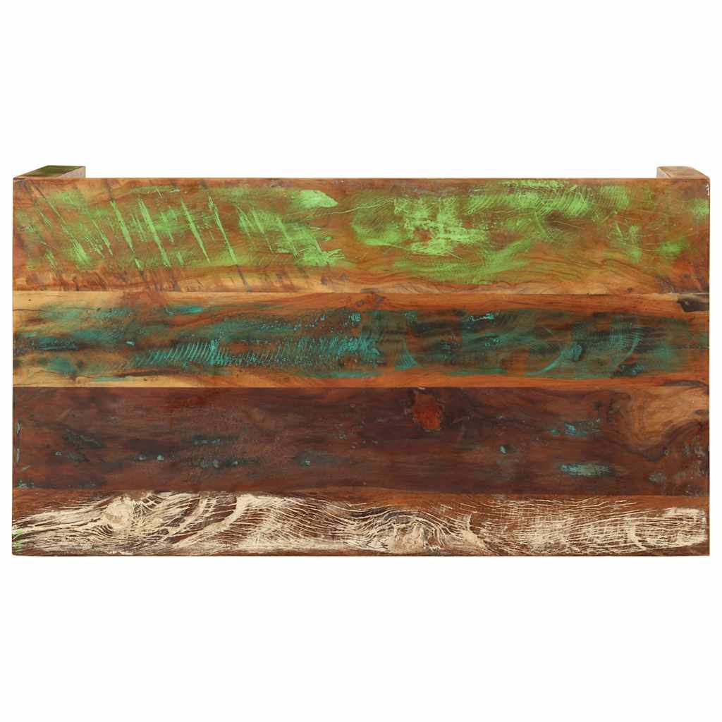 dohányzóasztal 110x55x40 cm Tömör, újrahasznosított fa