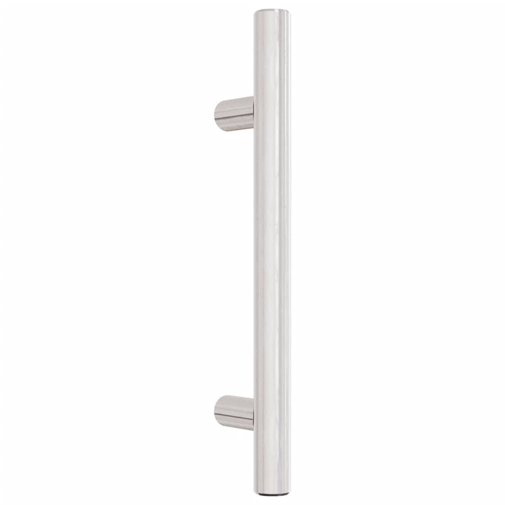 20 db ezüst rozsdamentes acél szekrényfogantyú 96 mm