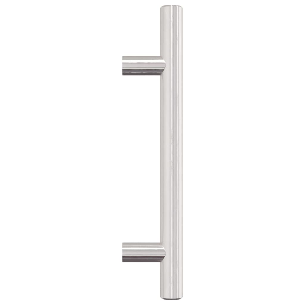 20 db ezüst rozsdamentes acél szekrényfogantyú 96 mm