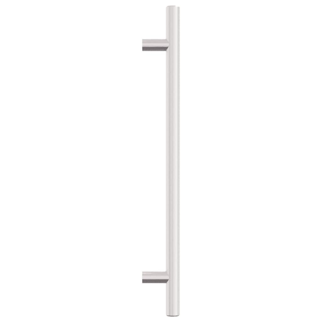 20 db ezüst rozsdamentes acél szekrényfogantyú 192 mm
