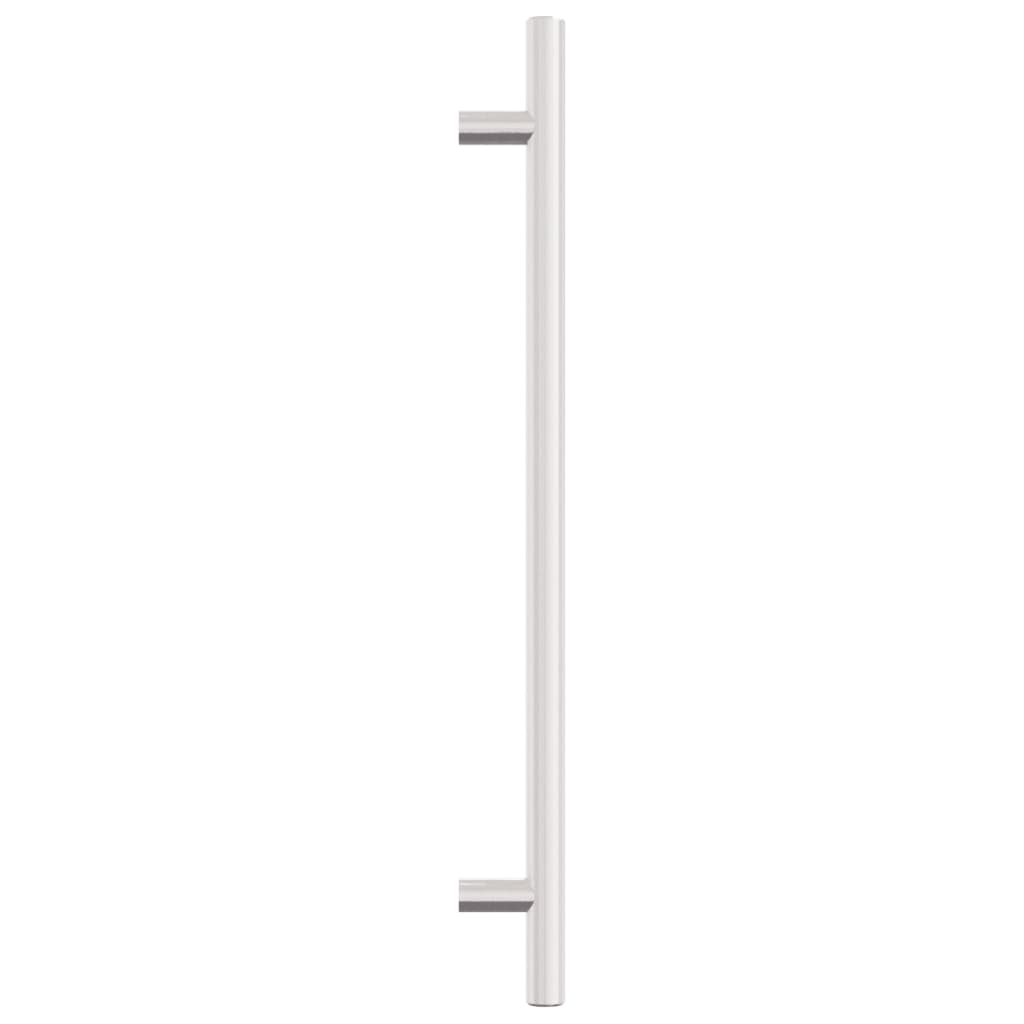 20 db ezüst rozsdamentes acél szekrényfogantyú 224 mm