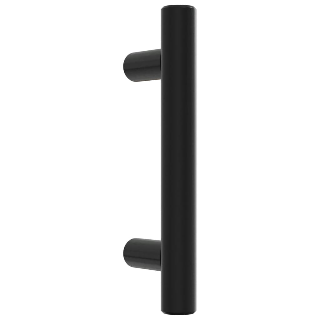 20 db fekete rozsdamentes acél szekrényfogantyú 64 mm