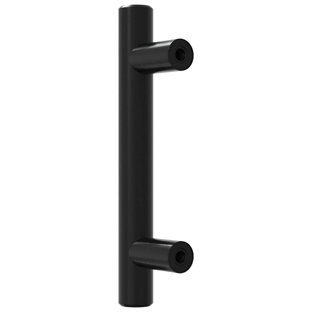 20 db fekete rozsdamentes acél szekrényfogantyú 64 mm