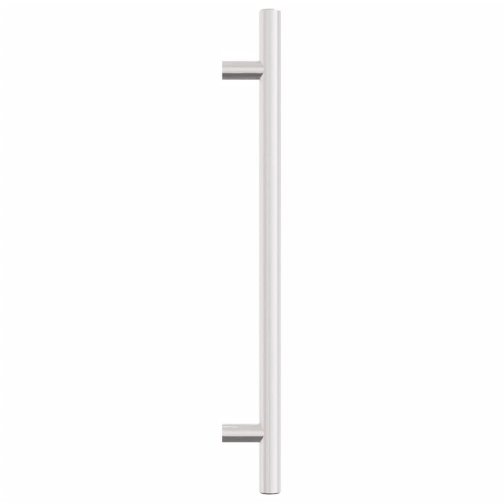 10 db ezüst rozsdamentes acél szekrényfogantyú 192 mm
