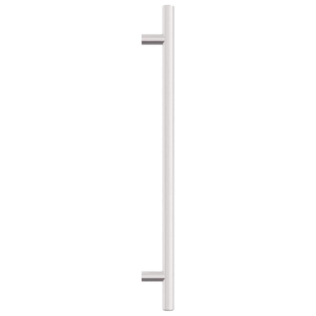 10 db ezüst rozsdamentes acél szekrényfogantyú 224 mm